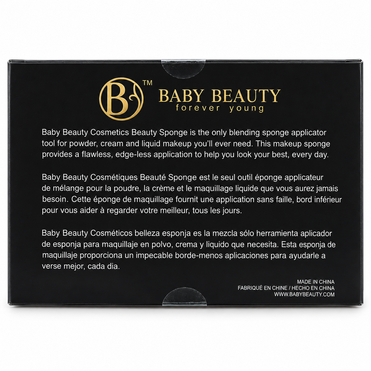 Baby Beauty Pro Beauty Sponge 3-Piece Blend Conceal and Contour Set Ultimate Beauty Supply