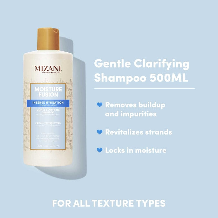 Mizani Moisture Fusion Intense Hydration Gentle Clarifying Shampoo - 16.9 Oz