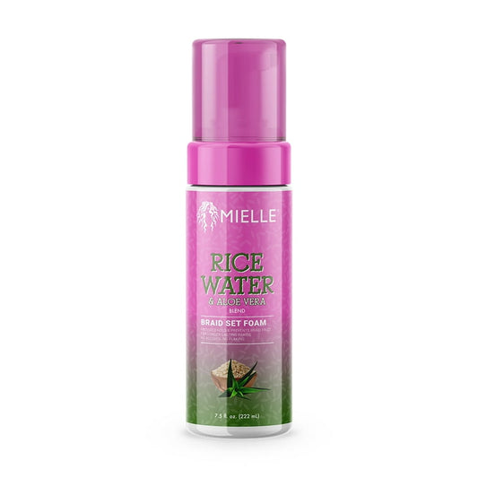 Mielle Rice Water & Aloe Vera Braid Set Foam 7.5 Oz