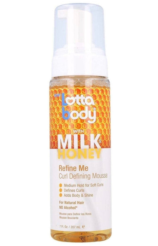 Lottabody Milk & Honey Refine Me Curl Defining Mousse 7oz