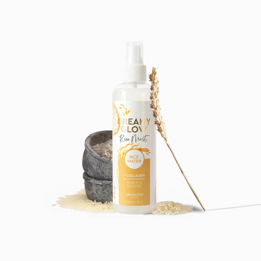 ABSOLUTE NEW YORK DREAMY GLOW RICE MIST | HYDRATING TONER WITH RICE WATER & COLLAGEN – 8.45 OZ
