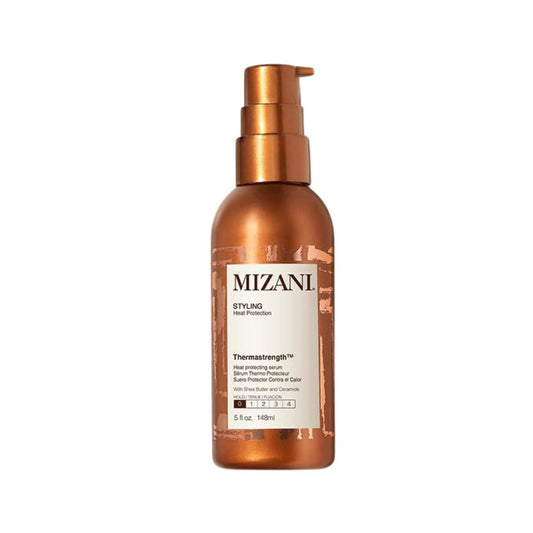 Mizani Thermastrength Heat Protecting Serum | Protects Hair From Heat Damage | with Shea Butter | for Curly Hair | - (5 oz)