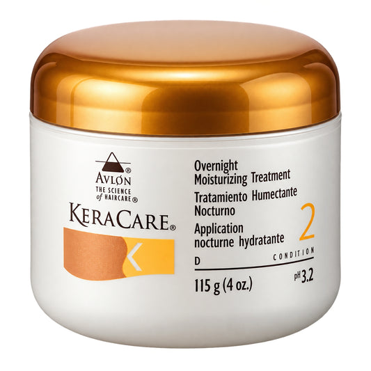 KeraCare Overnight Moisturizing Treatment jar, 4 oz