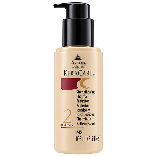 KeraCare Strengthening Thermal Protector pump bottle, 3.5 oz