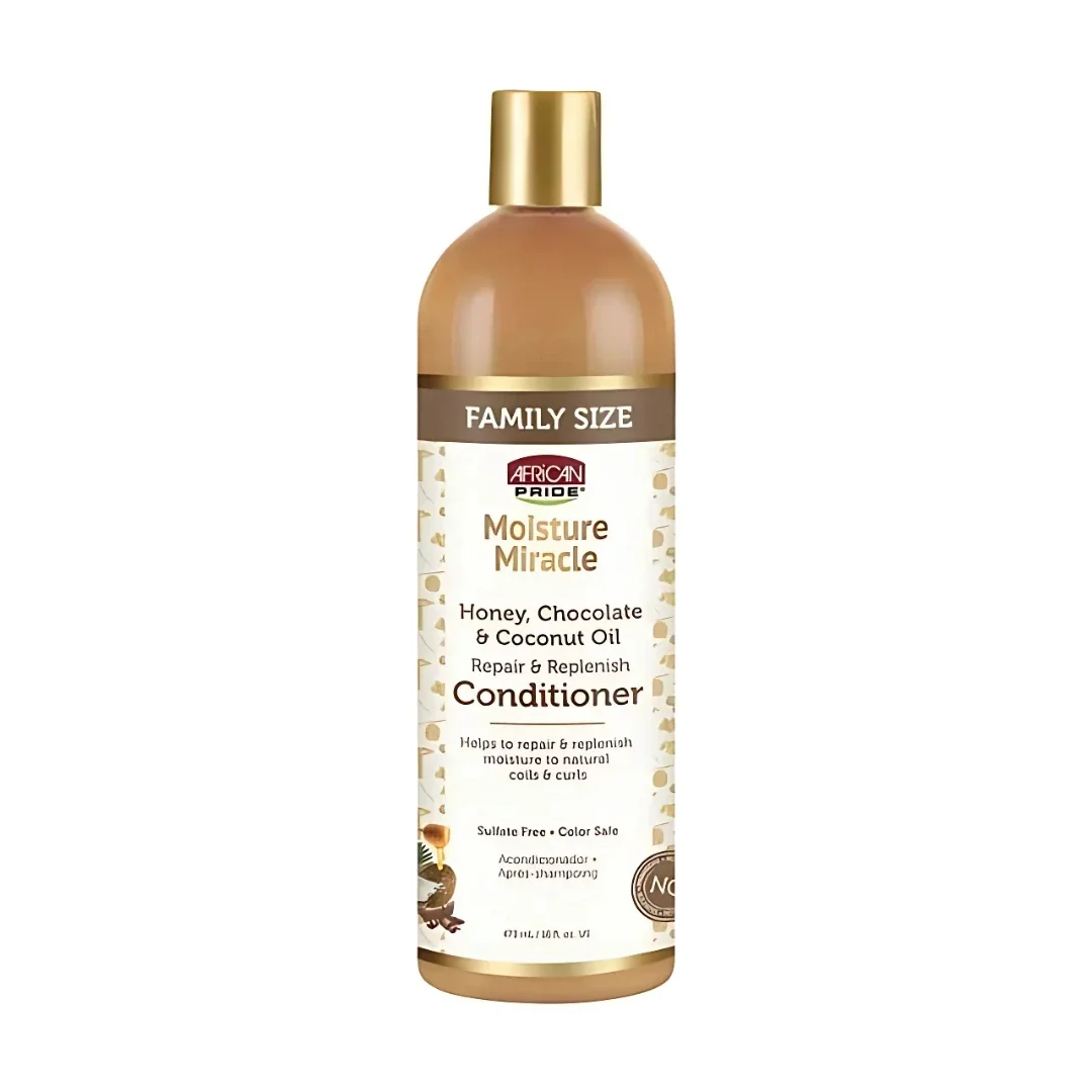 African Pride Moisture Miracle Honey, Chocolate and Coconut Oil Hair Conditioner 16 Oz. African Pride