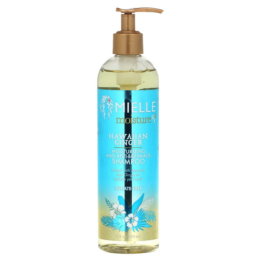 Mielle Moisture RX, Moisturizing And Anti-Breakage Shampoo, Hawaiian Ginger, 12 fl oz (355 ml)