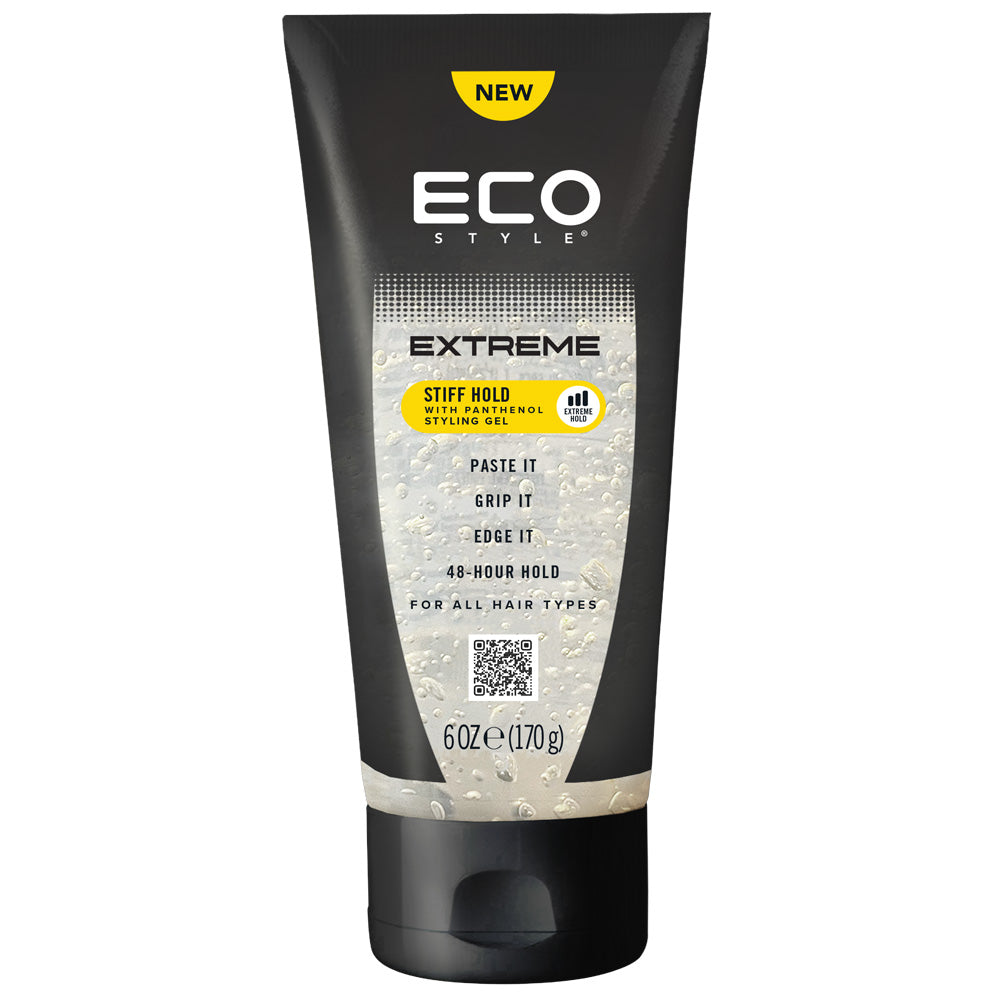 Eco Extreme Stiff Hold Styling Gel, 6 Oz Eco