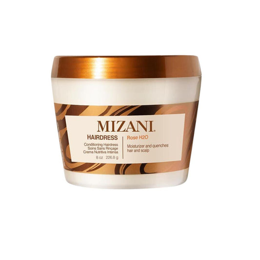Mizani Hairdress Rose H2O | Relieves Itchy Scalps | For All Hair Types | Prevent Split Ends | Lightweight Water Hair Dress - (8 oz)