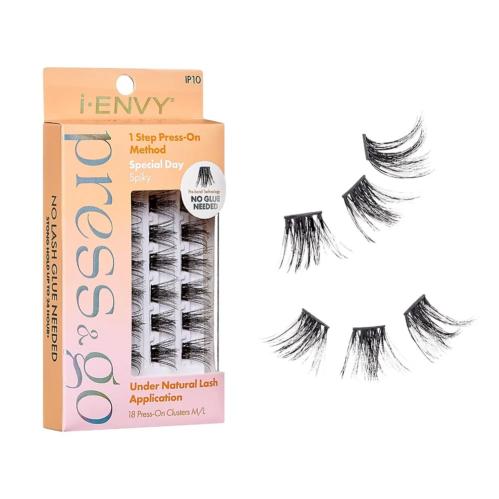 iEnvy Press & Go Press On Cluster Lashes Kiss