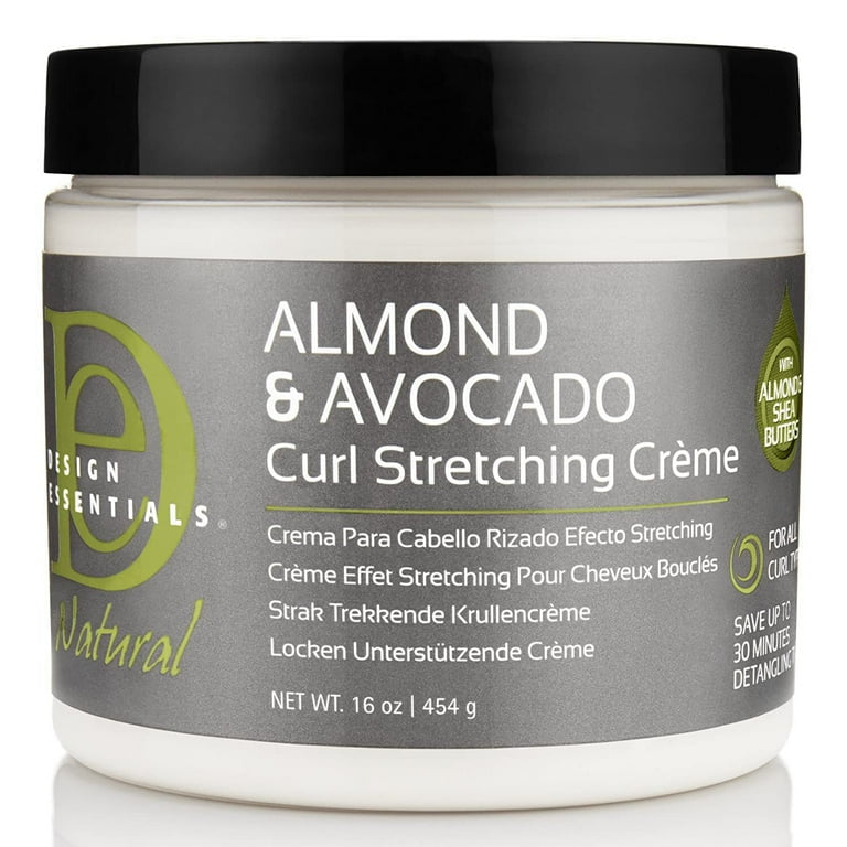 Design Essentials Natural Almond & Avocado Curl Stretching Creme, 16 oz