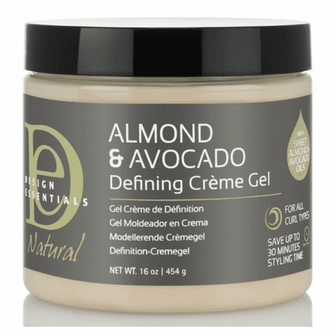 Design Essentials Natural Almond & Avocado Defining Creme Gel For All Curl Types - 16 Oz