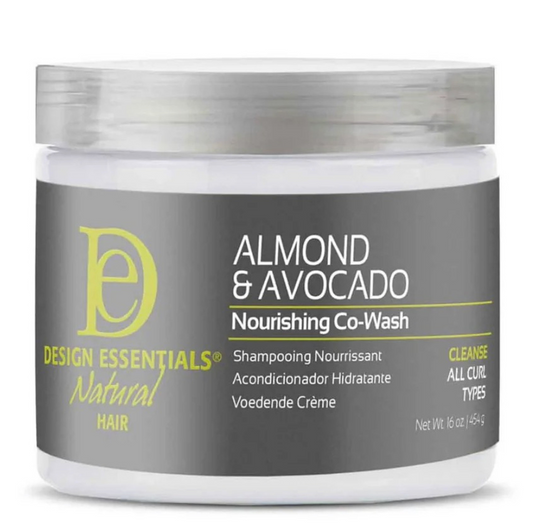 DESIGN ESSENTIALS: ALMOND & AVOCADO NOURISHING CO-WASH, 16 oz