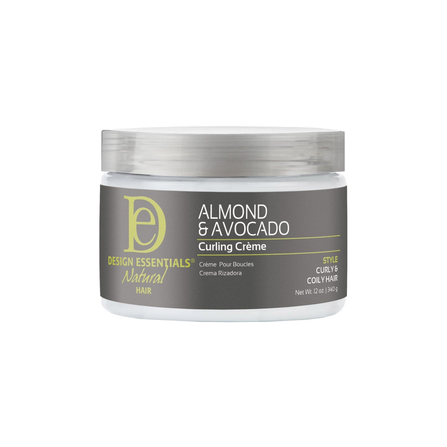 Design Essentials Natural Hair Almond & Avocado Curling Crème, 12 oz