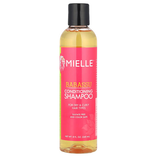 Mielle Conditioning Shampoo, For Dry & Curly Hair Types, Babassu, 8 fl oz (240 ml)