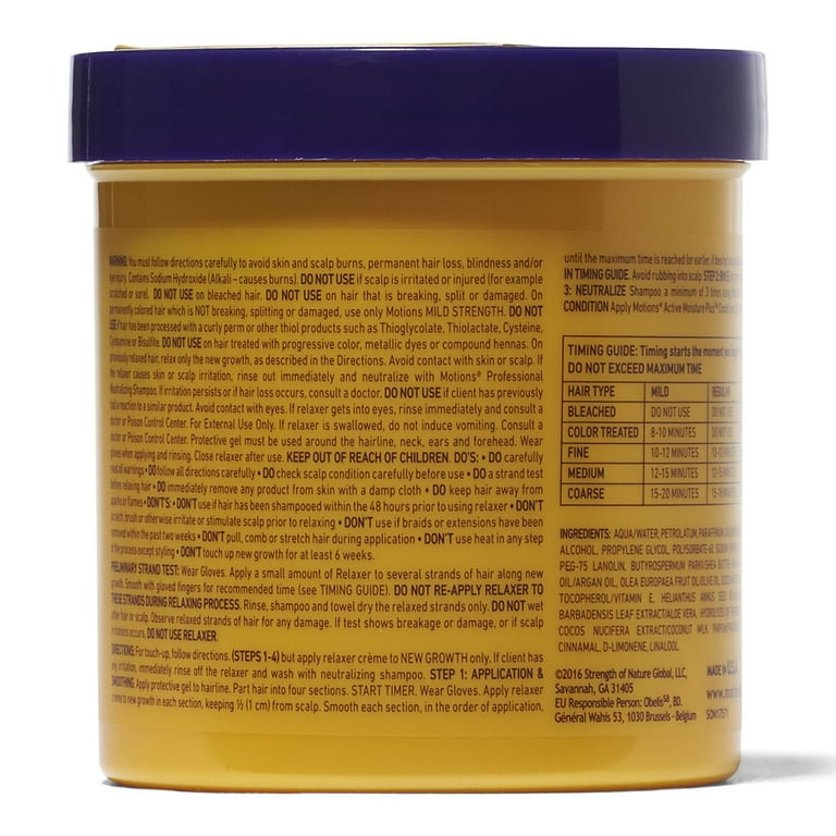 MOTIONS - Smooth And Silken Hair Relaxer [ REGULAR ] 15 Oz. * BEAUTY TALK LA *