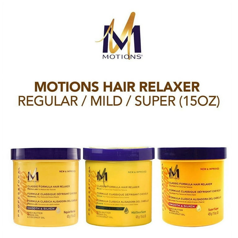 MOTIONS - Smooth And Silken Hair Relaxer [ REGULAR ] 15 Oz. * BEAUTY TALK LA *