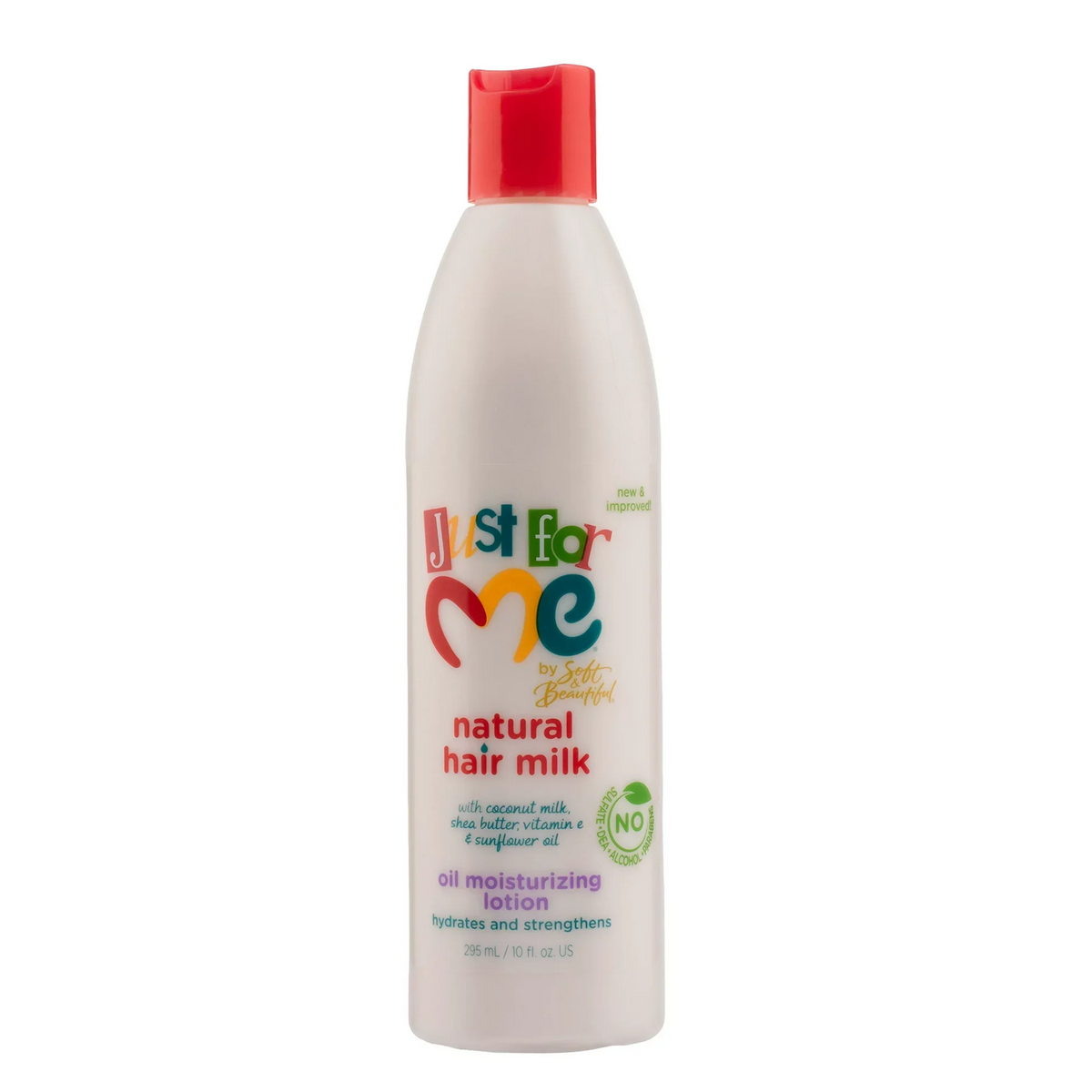 Just For Me Natural Hair Milk Oil Moisturizing Lotion, 10 fl oz bottle, front label