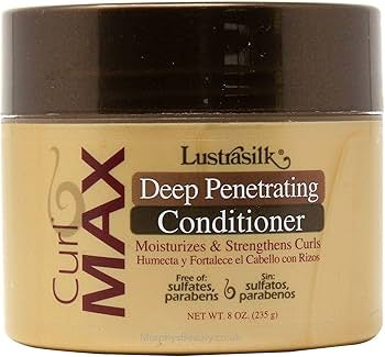 Lustrasilk Curl Max Deep Penetrating Conditioner, 8 Ounce