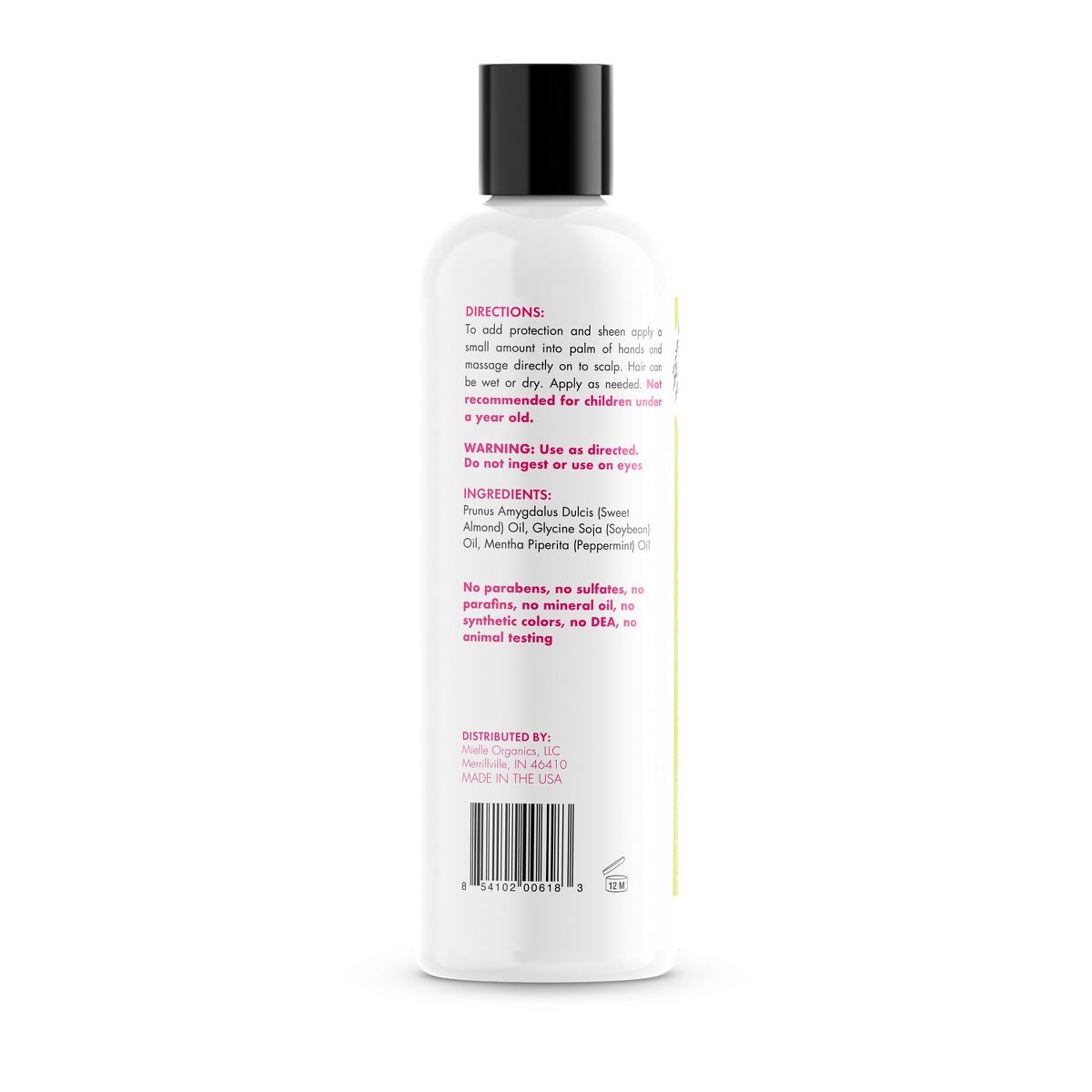 Mielle Organics Mint Almond Oil - 8 fl oz