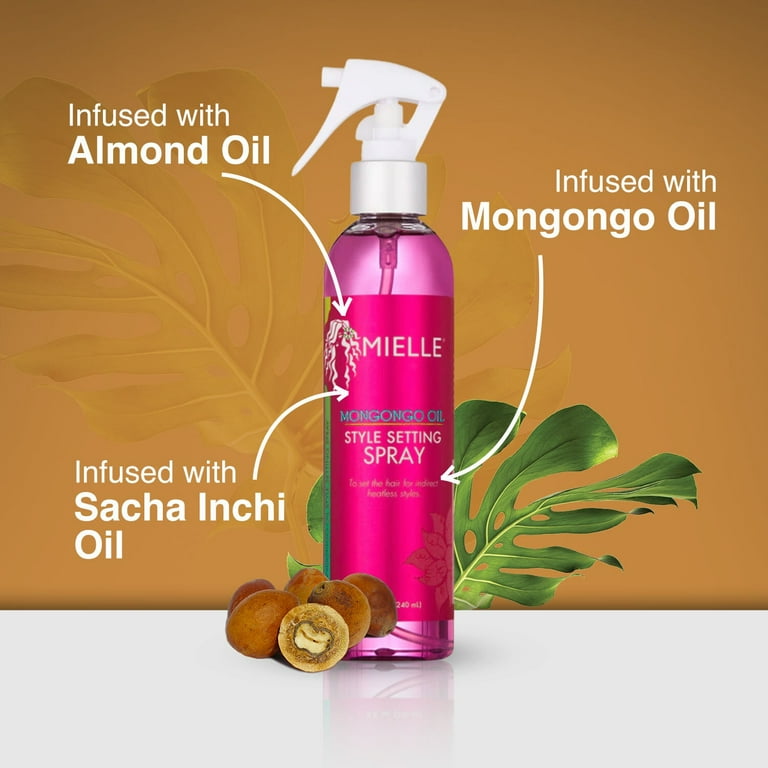 Mielle Organics Mongongo Oil Style Setting Spray 8oz