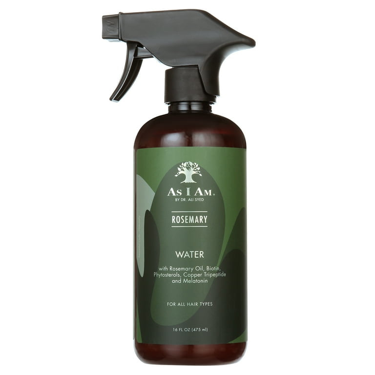 As I Am Rosemary Water 16 fl. oz., All Hair Type, Moisturizing, Unisex