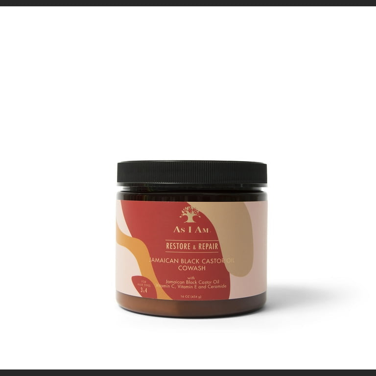 As I Am Restore & Repair Jamaican Black Castor Oil Cowash, Dry Hair, Moisturizing, Unisex, 16 oz
