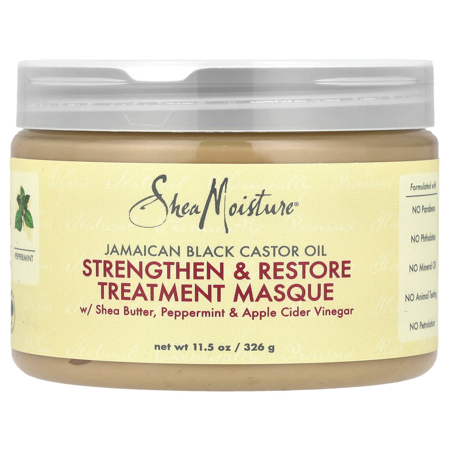 SheaMoisture Jamaican Black Castor Oil, Strengthen & Restore Treatment Masque, 11.5 oz (326 g)