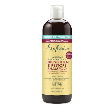 SHEA MOISTURE JAMAICAN BLACK CASTOR OIL STRENGTHEN & RESTORE SHAMPOO