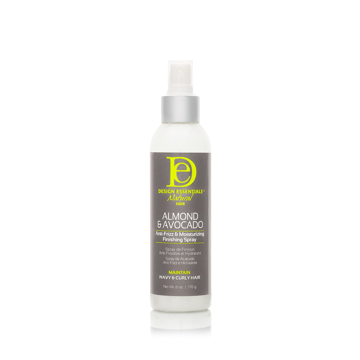 Design Essentials Almond & Avocado ANTI-FRIZZ & MOISTURIZING FINISHING SPRAY, 6 oz