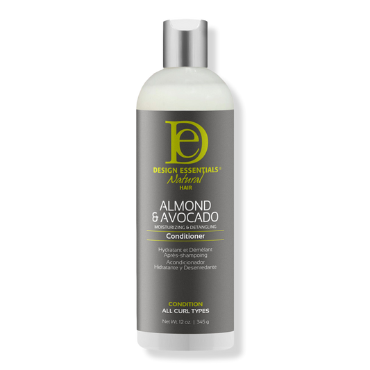Design Essentials Almond & Avocado Moisturizing & Detangling Conditioner, 12 oz