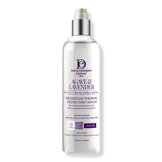 Design Essentials Agave & Lavender Weightless Thermal Protectant Serum, 4 oz