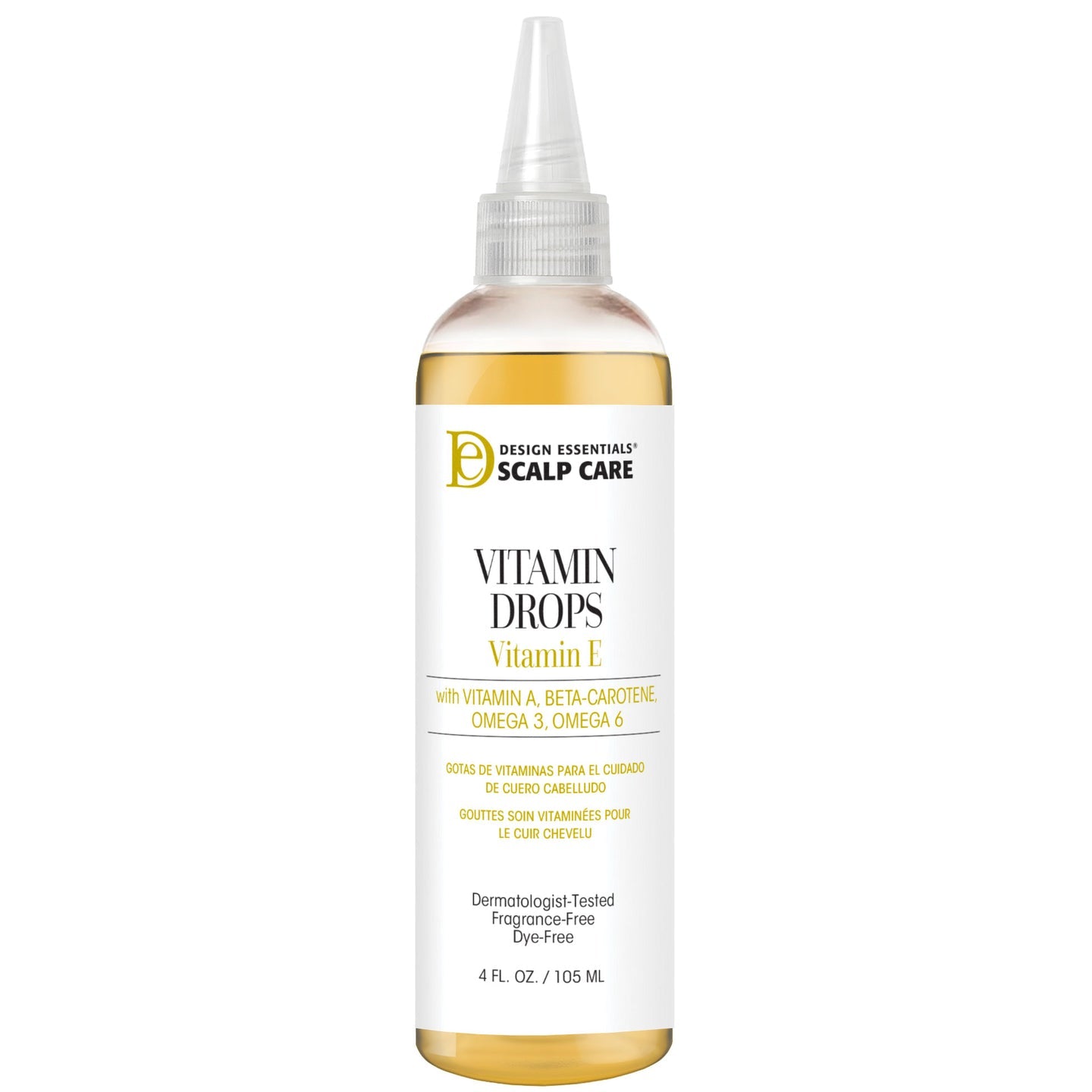 Design Essentials Scalp And Skin Care Vitamin Drops, 4 oz