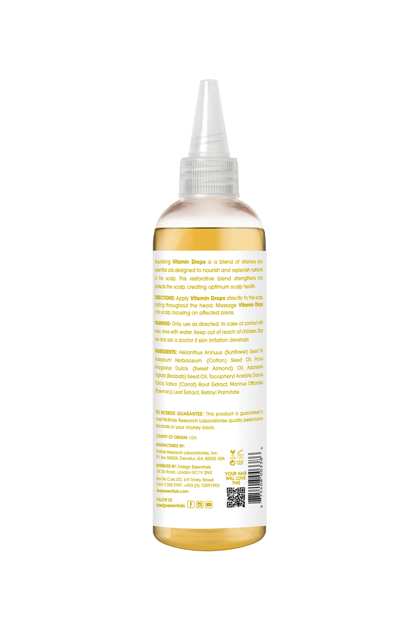 Design Essentials Scalp And Skin Care Vitamin Drops, 4 oz