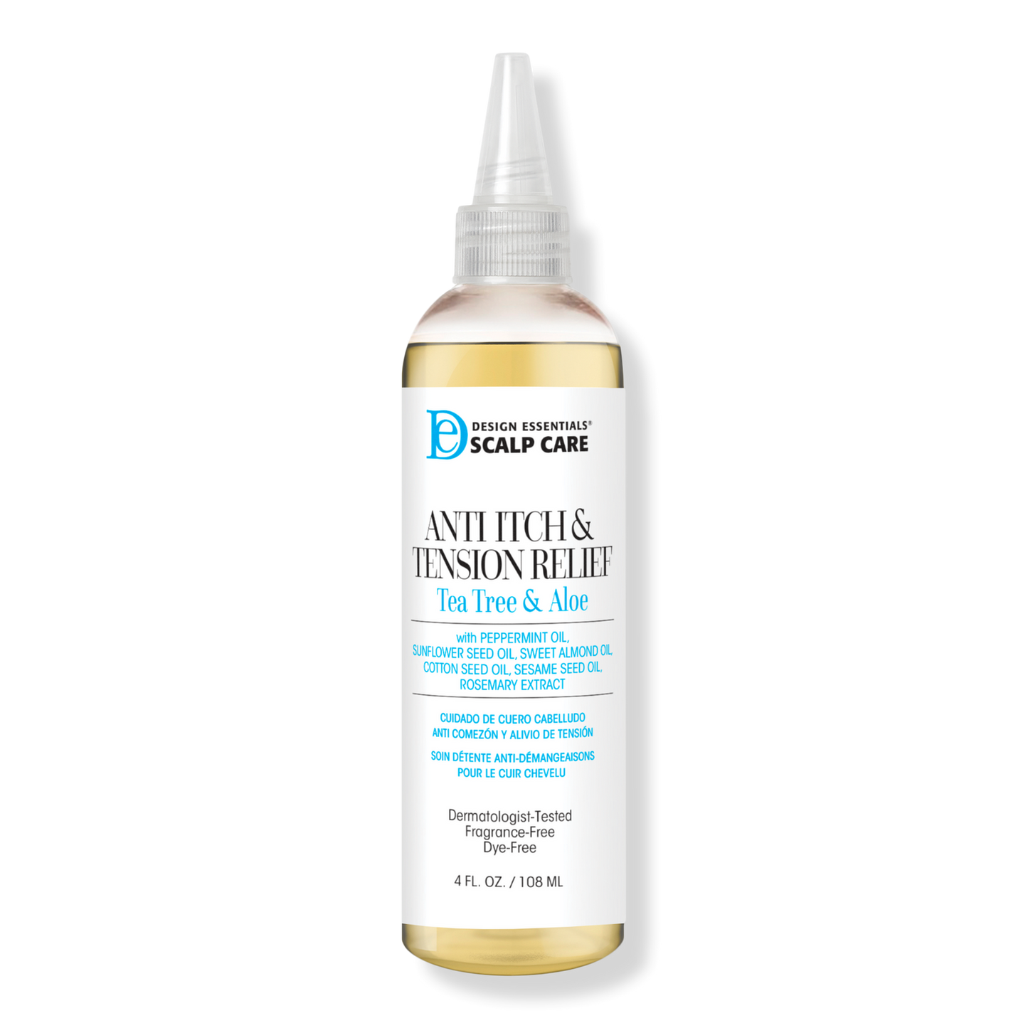 Design Essentials Scalp & Skin Care Anti-Itch & Tension Relief, Tea Tree & Aloe, 4 oz