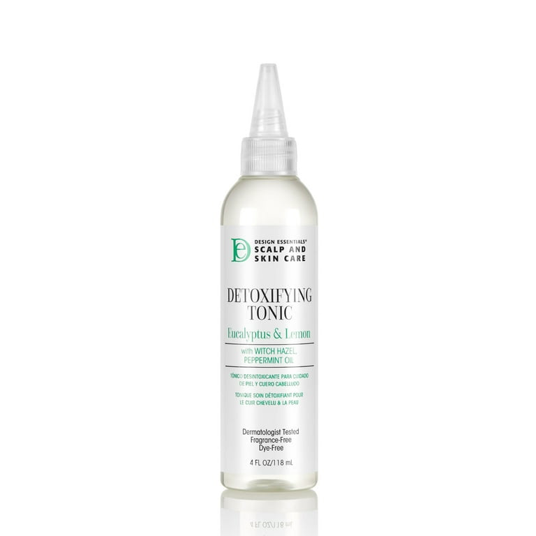 Design Essentials Scalp & Skin Care Detoxifying Tonic Eucalyptus & Lemon, 4 oz