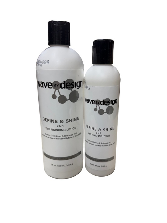 Wave By Design Define & Shine 2N1 Dry Finishing Lotion (choose size)