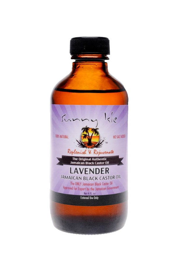 Sunny Isle Lavender Jamaican Black Castor Oil, 4 oz