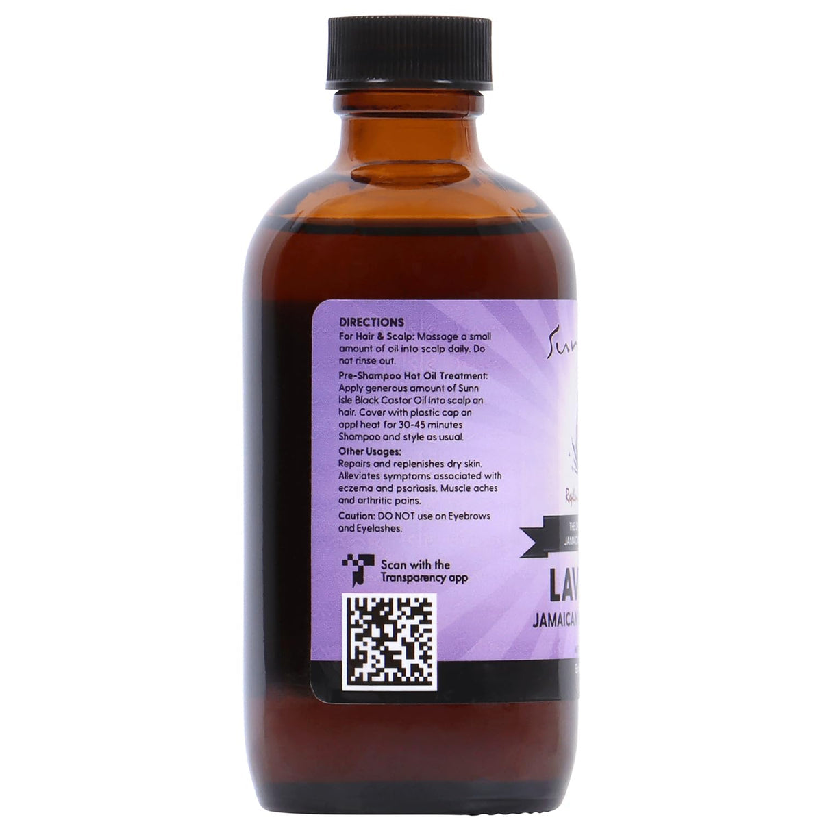 Sunny Isle Lavender Jamaican Black Castor Oil, 4 oz