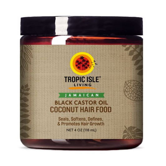 Tropic Isle Living Jamaican Black Castor Oil Coconut Hair Food, 4 oz