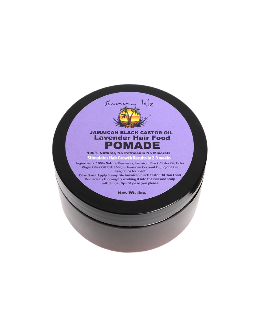 Sunny Isle Jamaican Black Castor Oil Lavender Hair Food Pomade (120ml/4oz)