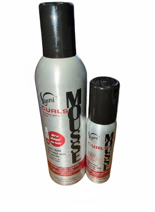 Vigorol Curls Mousse - Red (Choose Size)