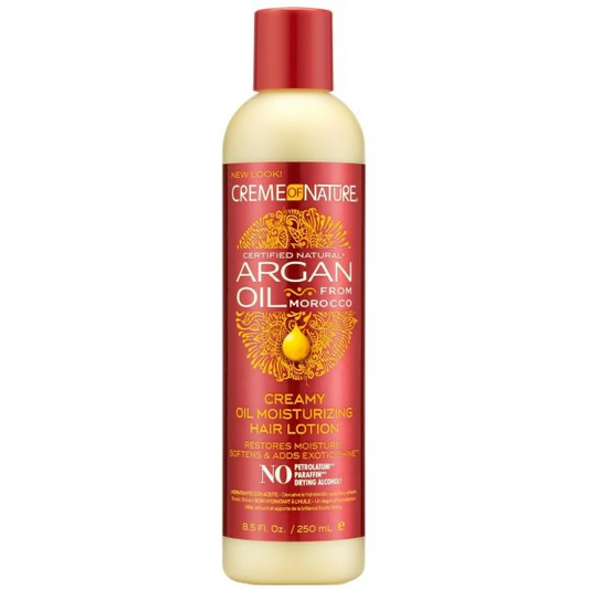 Creme of Nature Argan Oil Creamy Oil Moisturizing Hair Lotion, 8.5 oz