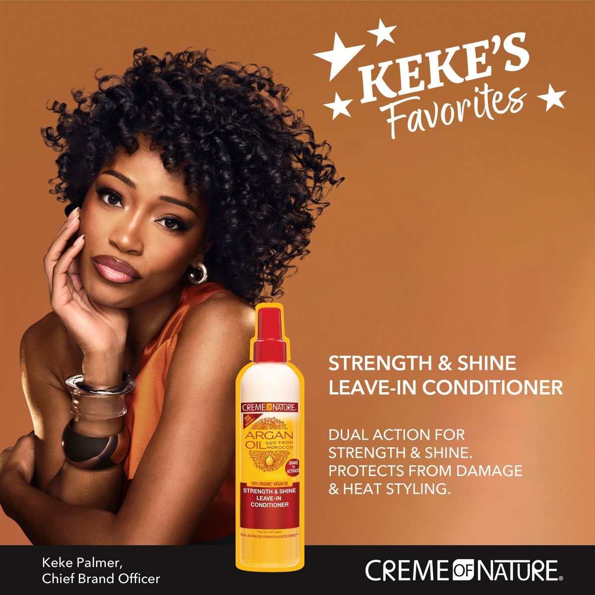 Creme of Nature Strength & Shine Leave-In Conditioner with Argan Oil - 8.4 fl oz