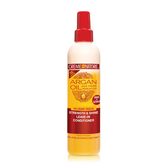 Creme of Nature Strength & Shine Leave-In Conditioner with Argan Oil - 8.4 fl oz
