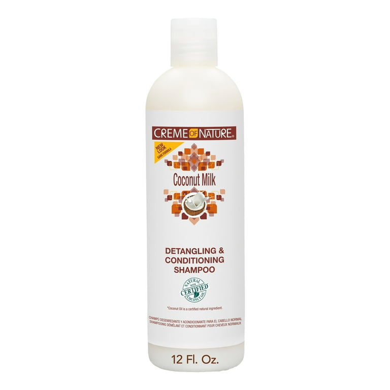 Creme of Nature Detangling & Conditioning Shampoo with Coconut Milk, 12 oz