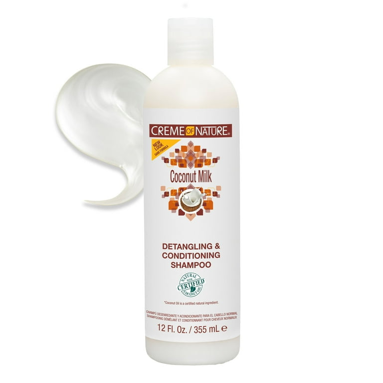 Creme of Nature Detangling & Conditioning Shampoo with Coconut Milk, 12 oz