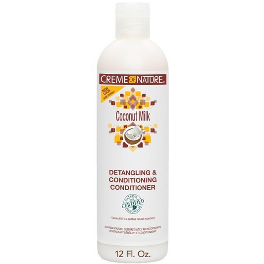Creme of Nature Coconut Milk Detangling & Conditioning Conditioner, 12 oz
