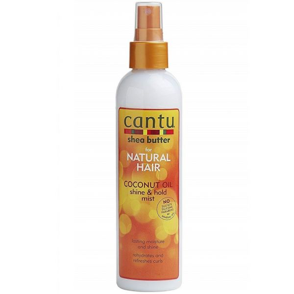 Cantu Shea Butter For Natural Hair Coconut Oil Shine & Hold Mist, 8 oz