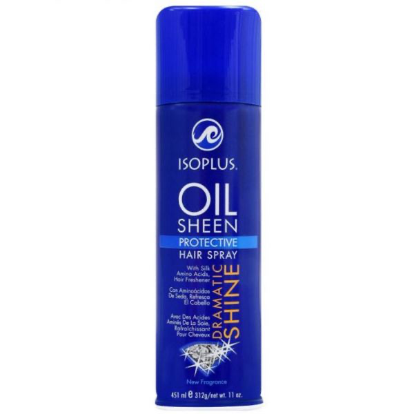 Isoplus Oil Sheen Protective Hair Spray Dramatic Shine (choose size)