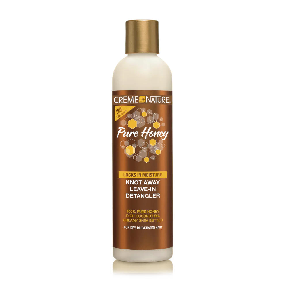 Cream of Nature Pure Honey Knot Away Leave In Detangler 8 oz